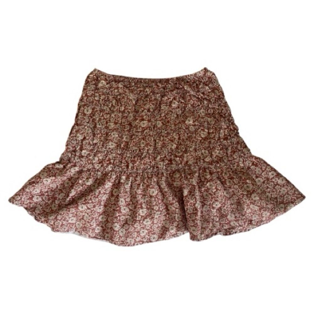 Rhythm Red White Floral Mini Skirt Size 2